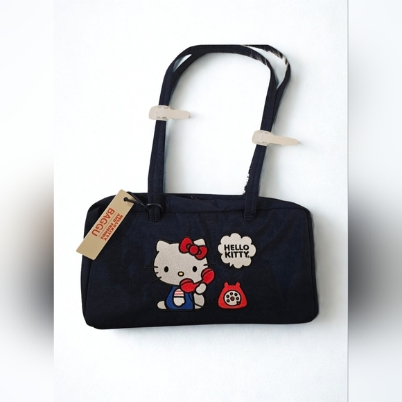 Rare Baggu x Hello Kitty Bowler Bag – Embroidered Phone, Sold-Out Colorway 🎀 - Picture 2 of 4